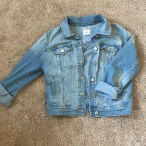 Light wash jean jacket